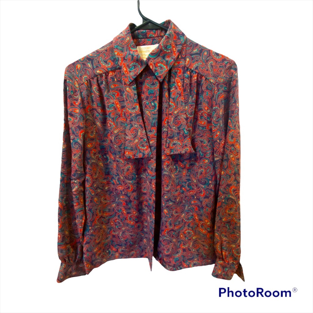 Country Sophisticates by Pendleton Paisley Blouse